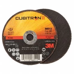 3M 66513 Abrasive Cut Off Wheel, 3 Inch Diameter, Ceramic, 0.035 Inch Thick, Type 1