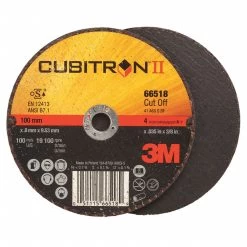 3M 66518 Abrasive Cut Off Wheel, 4 Inch Diameter, Ceramic, 0.035 Inch Thick, Type 1