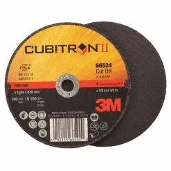 3M 66524 Abrasive Cut Off Wheel, 4 Inch Diameter, Ceramic, 0.125 Inch Thick, Type 1