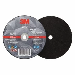 3M 87657 Abrasive Cut Off Wheel, 4 Inch Diameter, Ceramic Grain, 0.125 Inch Thick, Type 1
