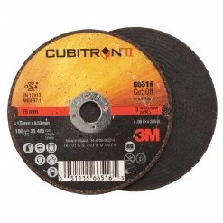 3M UU006083255 Abrasive Cut Off Wheel, 3 Inch Diameter, Ceramic, 0.06 Inch Thick, Type 1