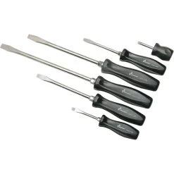ABILITY ONE 5120-01-630-1174 Screwdriver Set Slotted 6 Pc