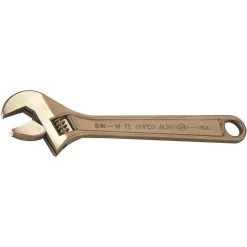 AMPCO W-72 Adjustable Wrench 10 Inch Natural Plain