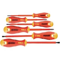 BONDHUS 53169 Insulated Screwdriver Set 6 Pc