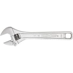 CHANNELLOCK 804 Adjustable Wrench 4-12 Inch Chrome Plain