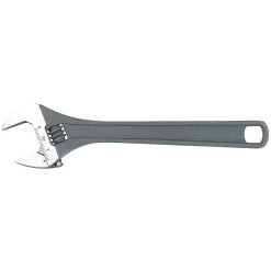CHANNELLOCK 808NW Adjustable Wrench 8 Inch Black Plain