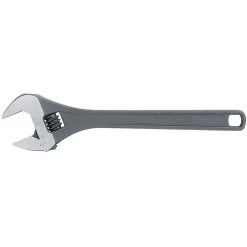 CHANNELLOCK 818N Adjustable Wrench 18 Inch Black Plain