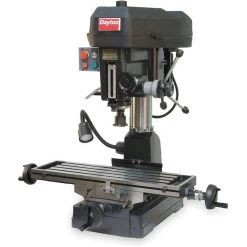 DAYTON 2LKP9 Milldrill 16 Inch 1.5hp 230v 150-3000 Sp