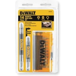 DEWALT DW2097 Drive Guide Kit 2 Magnetic Drive 11 Bits 14 Pc