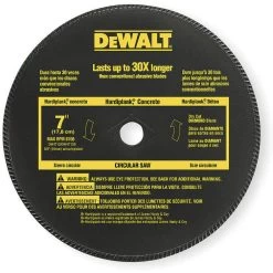 DEWALT DW4712 Diamond Saw Blade Segmented 7 Inch