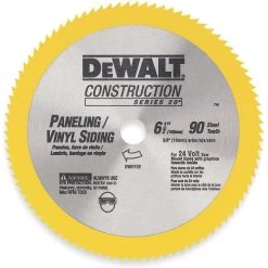 DEWALT DW9153 Circular Saw Blade Steel 6-12 Inch 90 Teeth