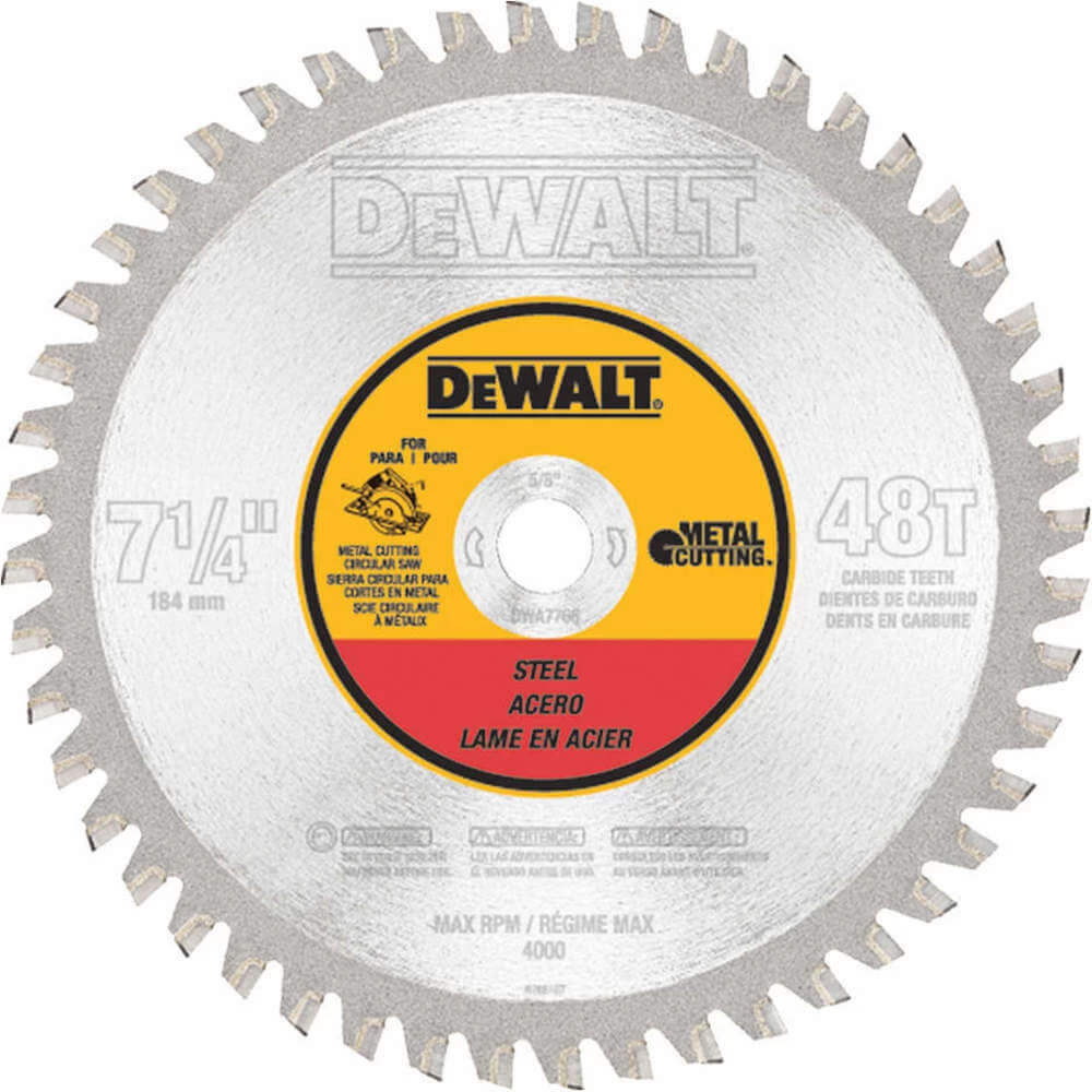 DEWALT DWA7766 Circular Saw Blade Steel 7-14 Inch 1 DEWALT DWA7766 Circular Saw Blade Steel 7-14 Inch