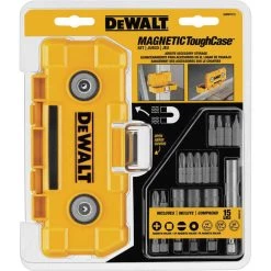 DEWALT DWMTC15 Magnetic Tool Case Impact Ready 15 Pcs