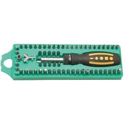 ECLIPSE 800-081 Screwdriver Bit Set Ratchet 62 Pc