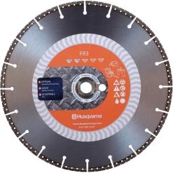 HUSQVARNA FR3-12 Fire Rscu Bld Wetdry Segmented Rim 12 Inod