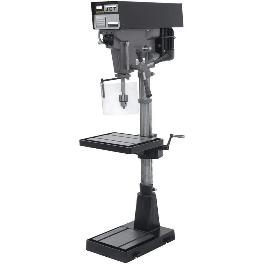 JET TOOLS 354550 Floor Drill Press, Spline, 15 Inch, 115 230 V 1 JET TOOLS 354550 Floor Drill Press, Spline, 15 Inch, 115 230 V