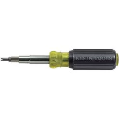 KLEIN TOOLS 32527 Multi Bit Screwdriver, 11 In 1, Schrader Bit