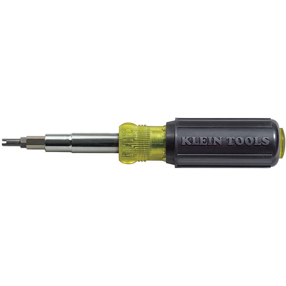 KLEIN TOOLS 32527 Multi Bit Screwdriver, 11 In 1, Schrader Bit 1 KLEIN TOOLS 32527 Multi Bit Screwdriver, 11 In 1, Schrader Bit