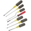 KLEIN TOOLS 85077 Screwdriver Set, Cushion Regular Grip, 7 Piece