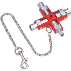 KNIPEX 00 11 06 Control Cabinet Key Master Key 6-1964in