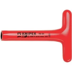 KNIPEX 98 04 17 Nut Driver T-handle Insulated 17mm 8 In