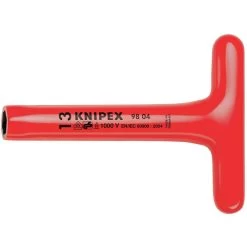 KNIPEX 98 04 19 Nut Driver T-handle Insulated 19mm 8 In