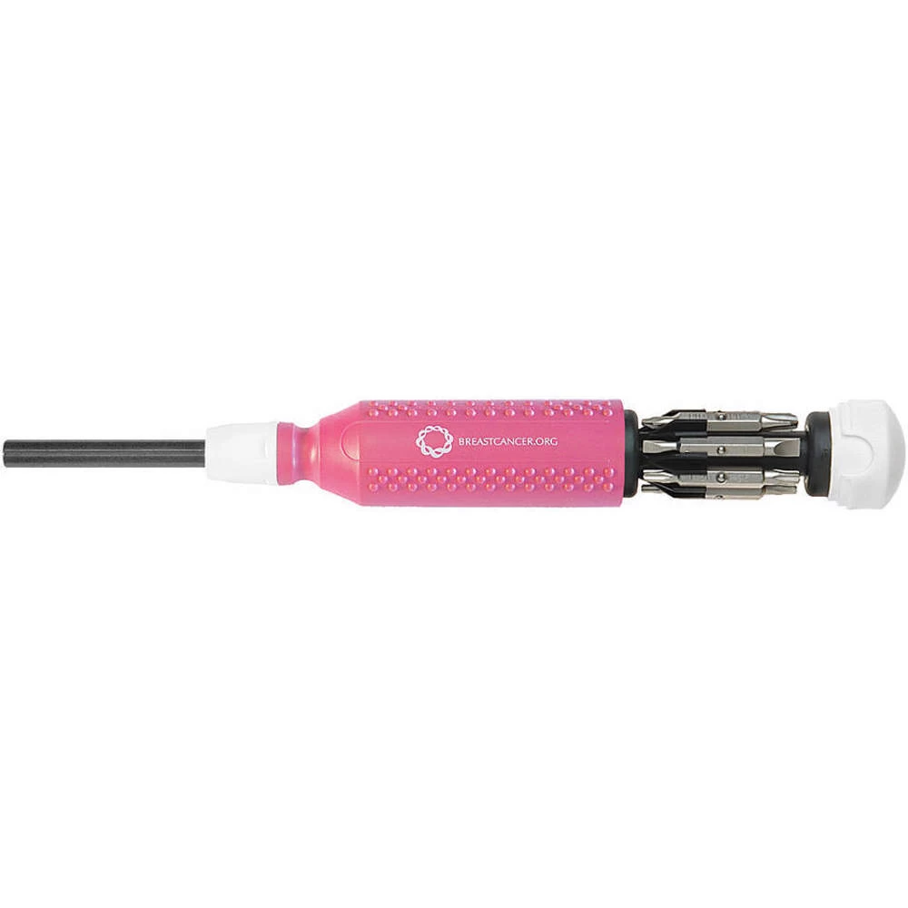 MEGAPRO 151PINK Multi-bit Screwdriver Breast Cancer 1 MEGAPRO 151PINK Multi-bit Screwdriver Breast Cancer