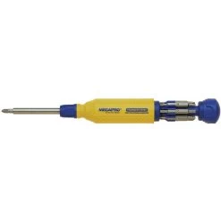 MEGAPRO 151SS Multi-bit Screwdriver Stainless Steel 15-in-1, 8 12 Inch