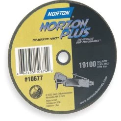 NORTON ABRASIVES 66243510673 Abrasive Cut Wheel 3 Inch Diameter 0.125 Inch T 38 Inch Arbor Hole