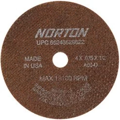 NORTON ABRASIVES 66243529622 CutOff Wheel Toolroom 4 X.035 X12