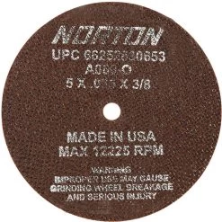 NORTON ABRASIVES 66252830653 CutOff Wheel Toolroom 5 X.035 X38