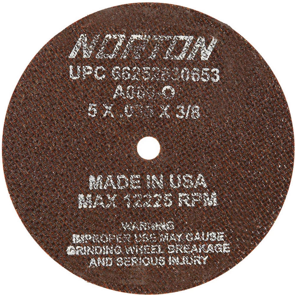 NORTON ABRASIVES 66252830653 CutOff Wheel Toolroom 5 X.035 X38 1 NORTON ABRASIVES 66252830653 CutOff Wheel Toolroom 5 X.035 X38