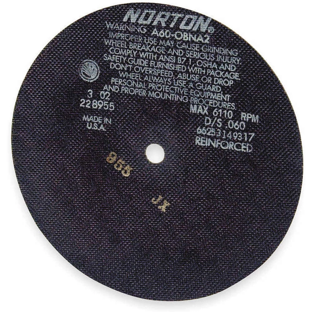 NORTON ABRASIVES 66252938788 Abrasive Cut Wheel 7 Inch Diameter 0.035 Inch T 1-14 Inch Arbor Hole 1 NORTON ABRASIVES 66252938788 Abrasive Cut Wheel 7 Inch Diameter 0.035 Inch T 1-14 Inch Arbor Hole