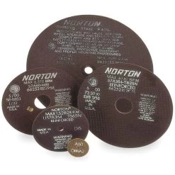 NORTON ABRASIVES 66252835055 Abrasive Cut Wheel 6 Inch Diameter 0.035 Inch T 1-14 Inch Arbor Hole