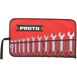 PROTO J1200ES-11 Combination Wrench Set Short Sae 12 Point 11 Pc