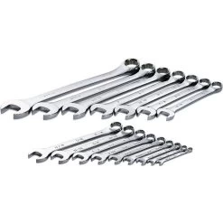 SK PROFESSIONAL TOOLS 86014 Combination Wrench Set Chrome 14-1-14 16 Pc