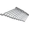 SK PROFESSIONAL TOOLS 86040 Combination Wrench Set Long Chrome 8-19mm 12pc