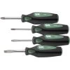 SK PROFESSIONAL TOOLS 86335 Screwdriver Set Cushion Grip Stubby 4 Pc