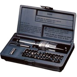 SK PROFESSIONAL TOOLS SKT0568 Torque Screwdriver Kit Adjustable 14 Hex 29 Pc