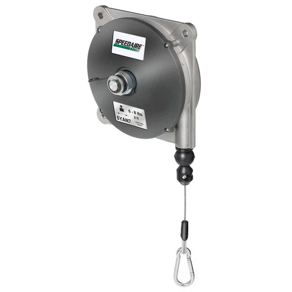 SPEEDAIRE 5YAN7 Tool Retractor For Tool 6-8 Lb No Lock 1 SPEEDAIRE 5YAN7 Tool Retractor For Tool 6-8 Lb No Lock