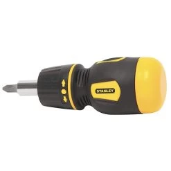 STANLEY 66-358 Stubby Multi-bit Screwdriver 6 Bits