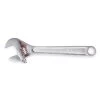 STANLEY 87-369 Adjustable Wrench 8 In Chrome Plain