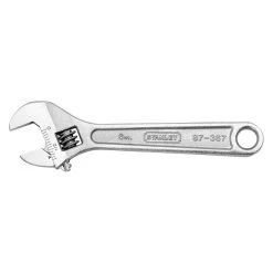 STANLEY 87-473 Adjustable Wrench 1-38 Inch Full Polish