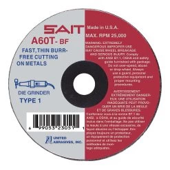UNITED ABRASIVES-SAIT 23251 CutOff Wheel A60T 7 X.062 X1-14