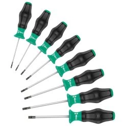 WERA 05345255001 Torx(r) Screwdriver Set T6-t30 8 Pc
