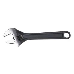 WESTWARD 1NYB2 Adjustable Wrench 8 Inch Black Plain