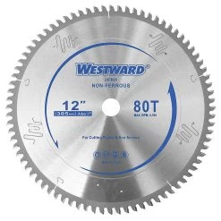 WESTWARD 24EM05 Circular Saw Blade 12 Inch 80t