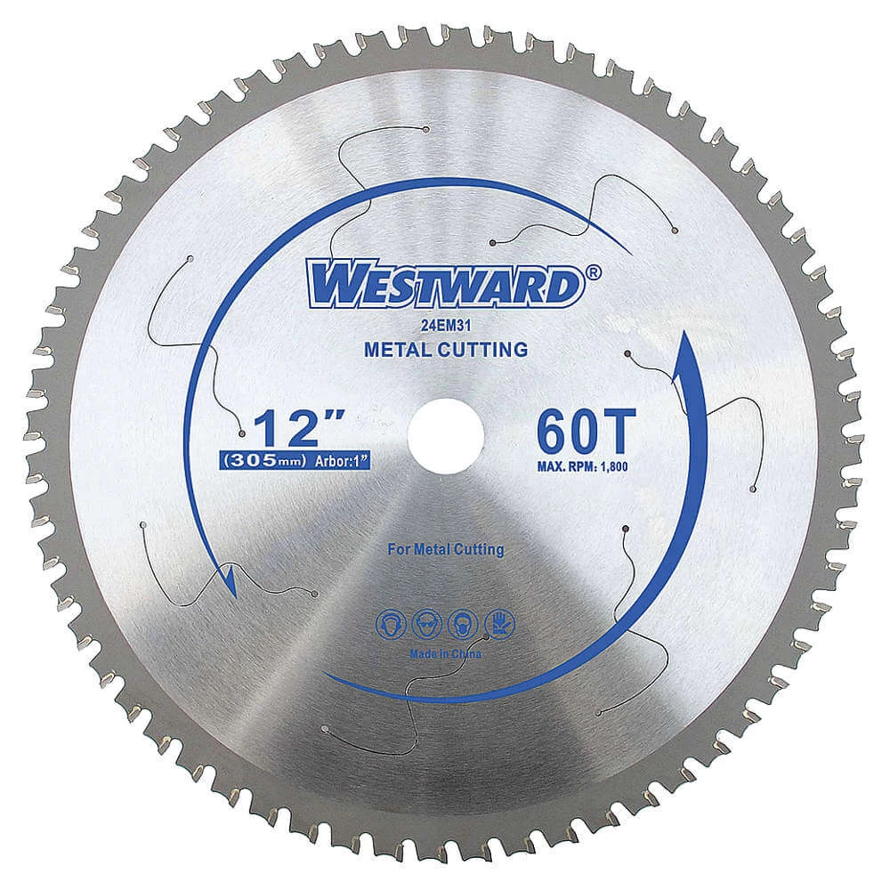 WESTWARD 24EM31 Circular Saw Blade 12 Inch 60t 1 WESTWARD 24EM31 Circular Saw Blade 12 Inch 60t