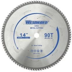 WESTWARD 24EM33 Metal Cutting Blade 14 Inch 90t