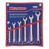 WESTWARD 4YR28 Combination Wrench Set Ratchet Oe 8-14mm 6 Pc